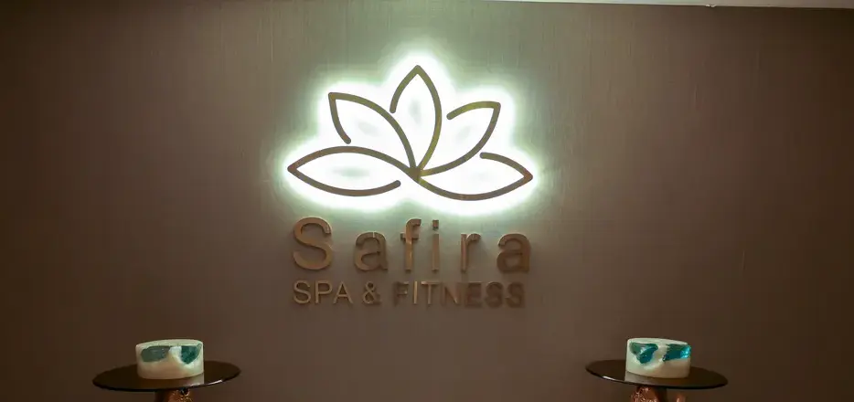 attractive custom lobby signage